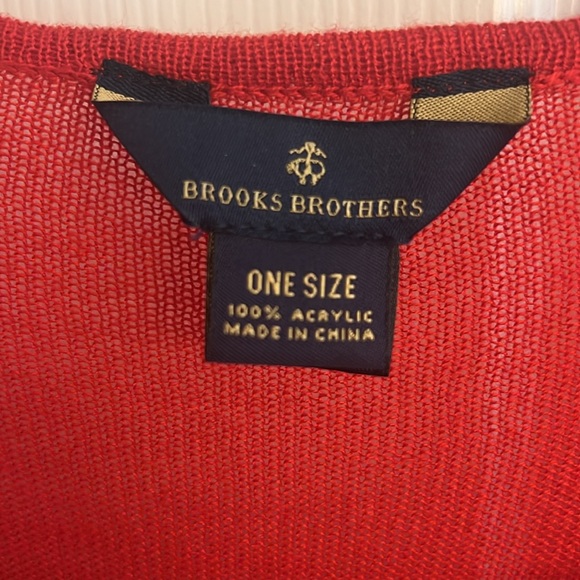 NWOT Brooks Brother’s Pullover Shawl ONE SIZE - Picture 3 of 6